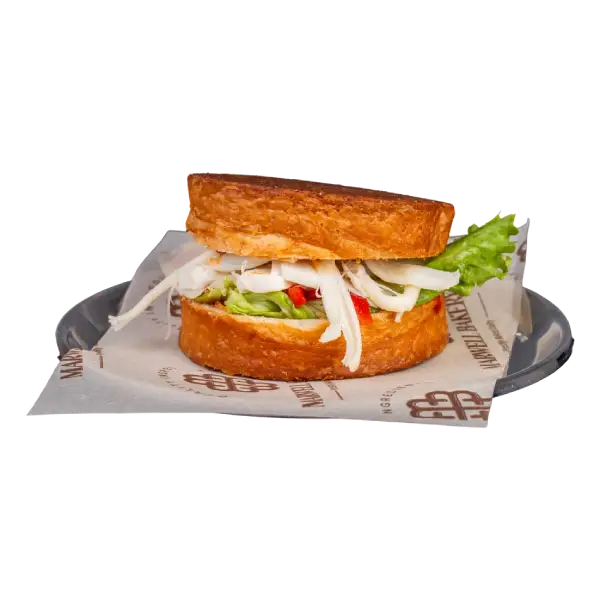 Roll Kruvasan Sandviç Balkan Soslu